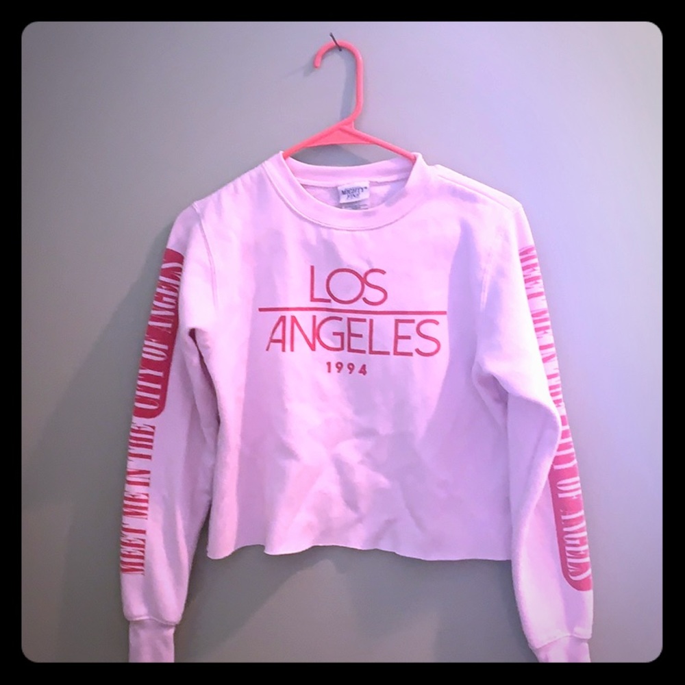 Los Angels cropped sweatshirt